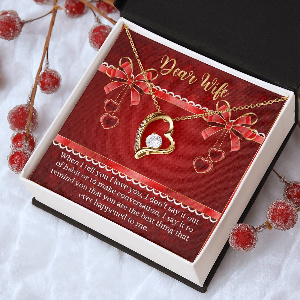 Anniversary Gift For Soulmate Forever Love Necklace