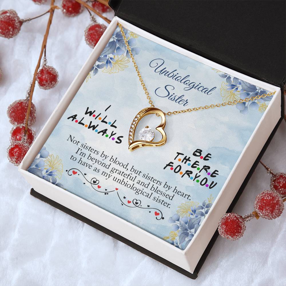 Bestie Unbiological Sister Necklace Naomi Had Ruth To My Unbiological Sister Sisters In Christ Jewelrybestie Forever Love Necklace