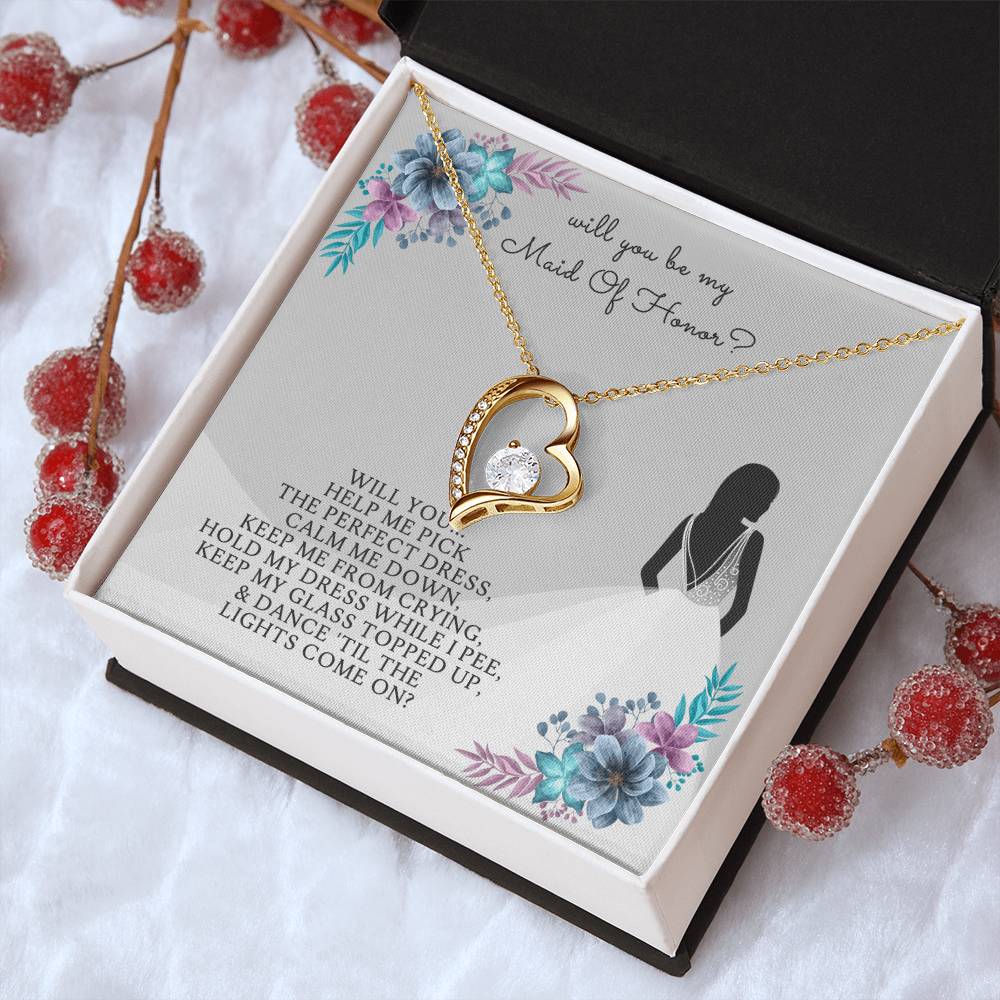 Unique Bridesmaid Jewelrybridesmaid Accessories Jewelry 1 Forever Love Necklace