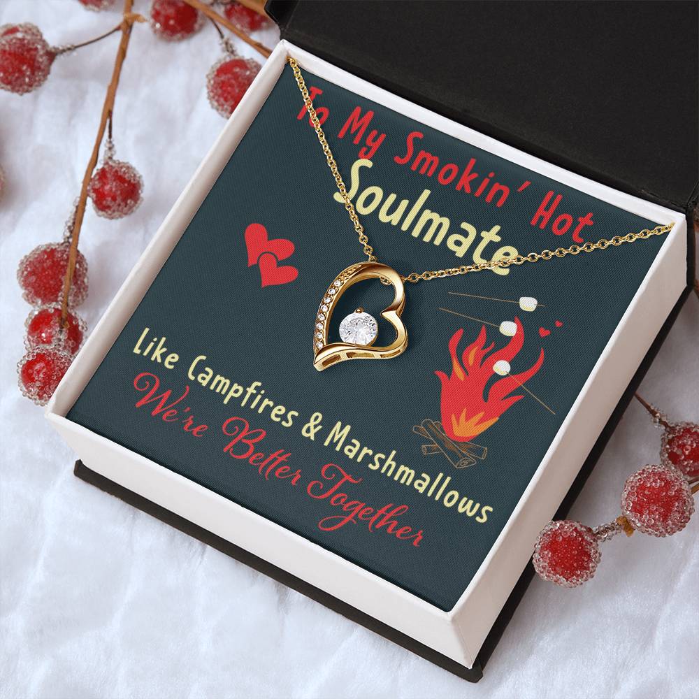 To My Soulmate Forever Love Necklace