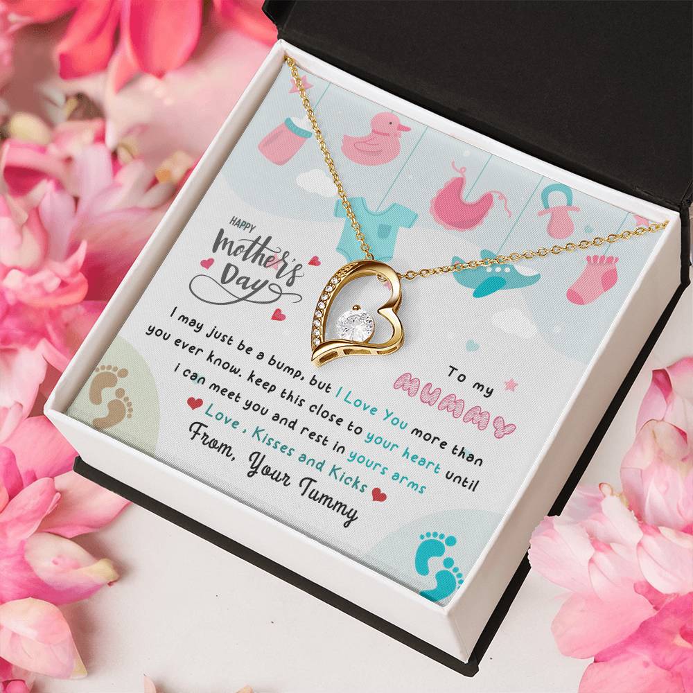 To My Pregnant Wife 1 Forever Love Necklace