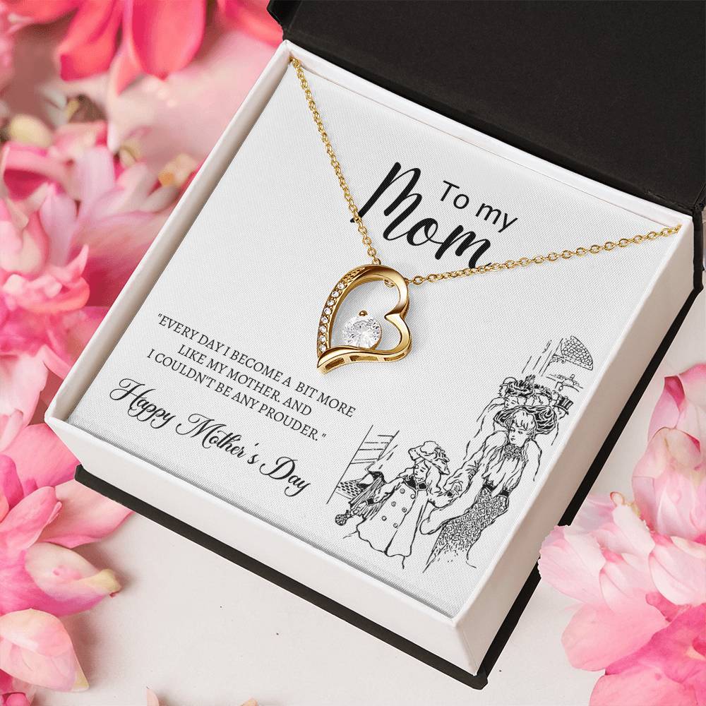 Mother Gift Mother's Day Gift Necklace Gift For Mother Mother Gift From Daughter Mother Gift From Son Mother Message Card To My Forever Love Necklace