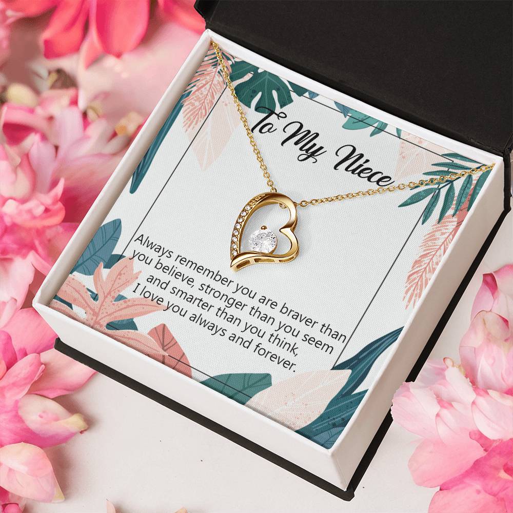 To My Niece Necklace Niece Birthday Gift From Aunt Niece Necklace Gift Niece Gift From Aunt Uncle Aunt Niece Gifts 1 Forever Love Necklace