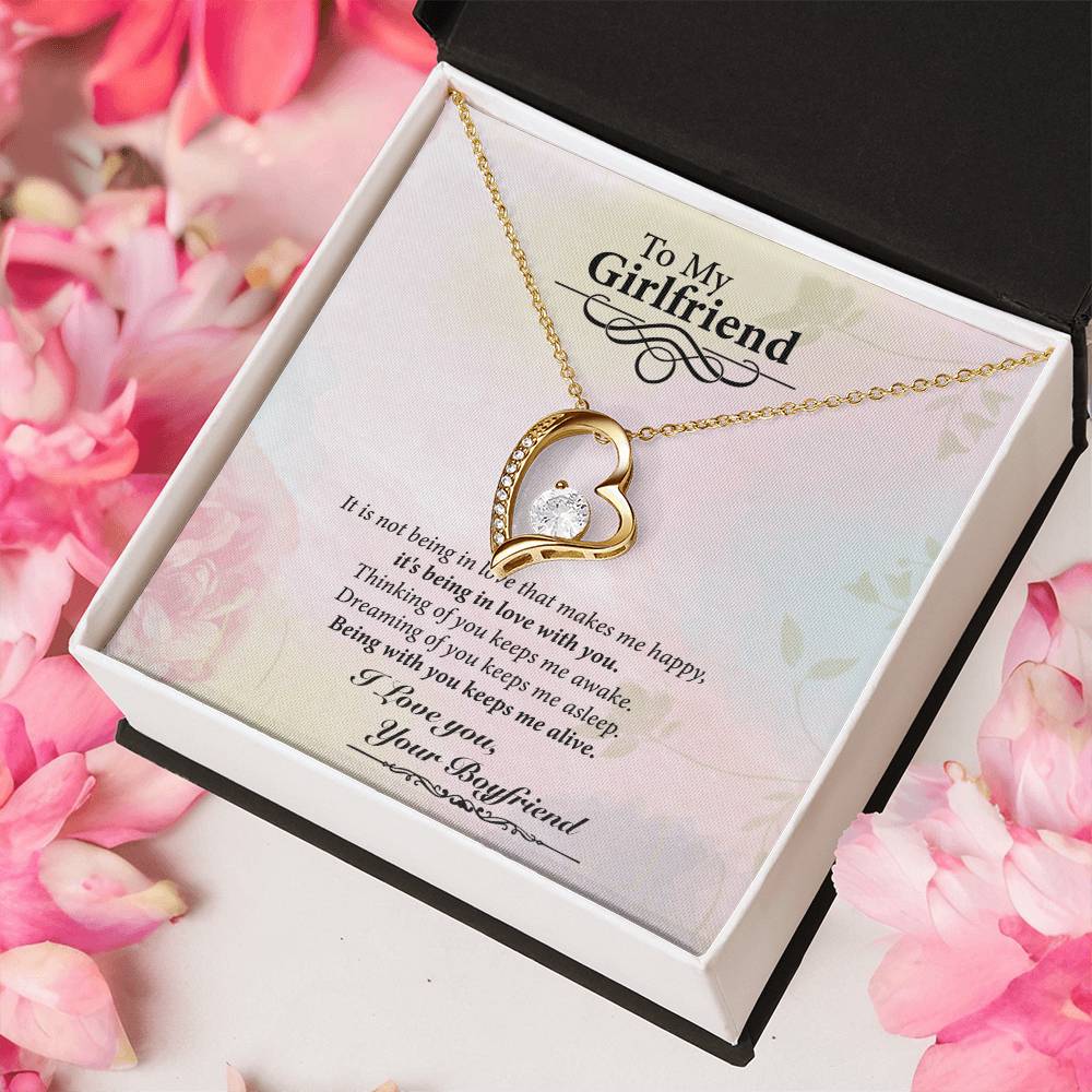 To My Girlfriend - Forever Love Necklace 1 Forever Love Necklace