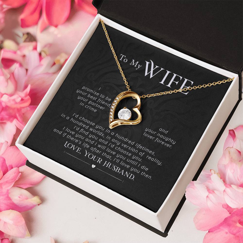 My Beautiful Wife Forever Love Necklace