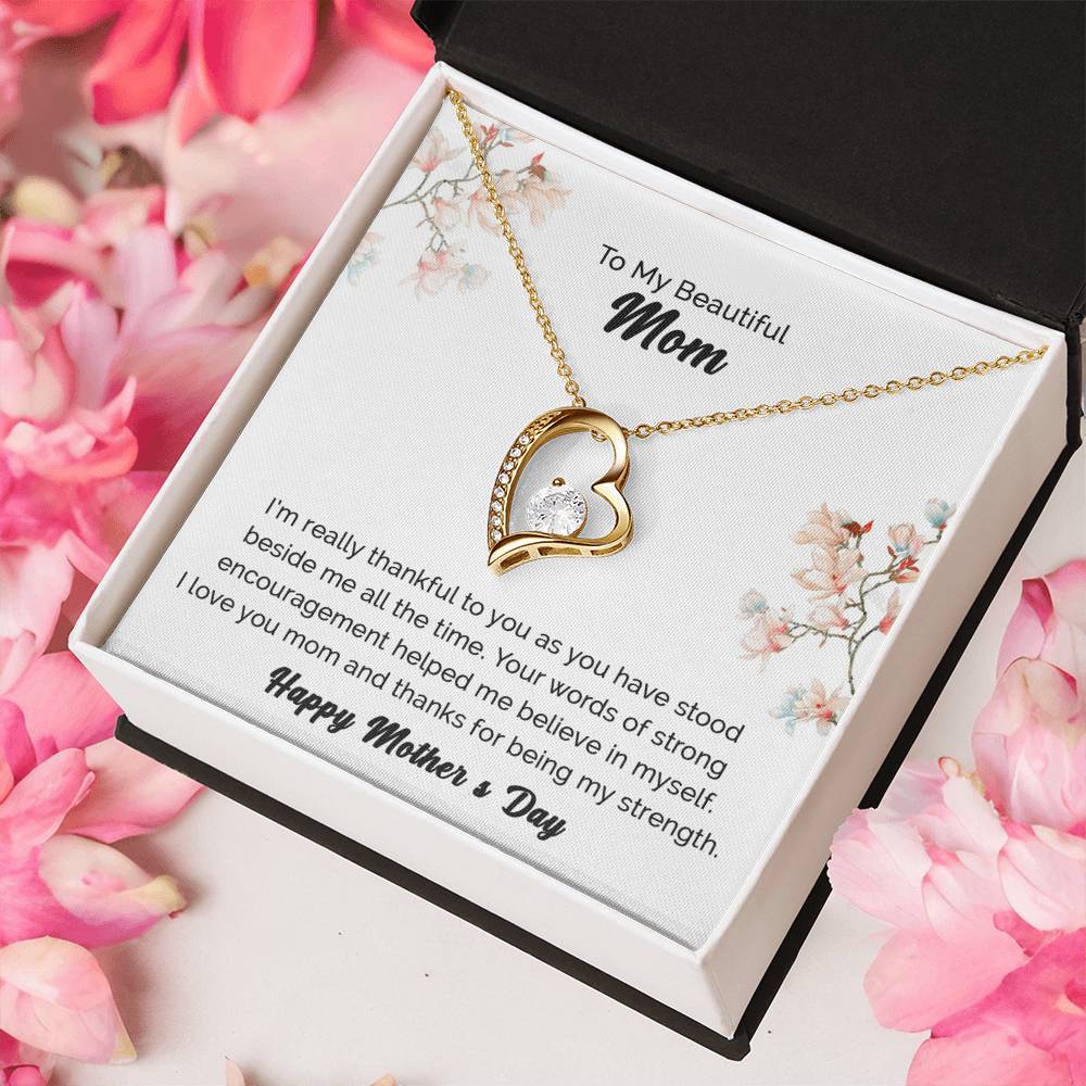Mother's Day Gift For Mom Gift From Son Gift From Daughter 1 Forever Love Necklace