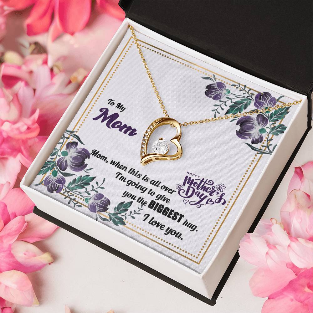 Mother's Day Necklace Necklace For Mom Mother's Day Necklace Best Gift For Mom Mother's Day Gift 2 1 Forever Love Necklace
