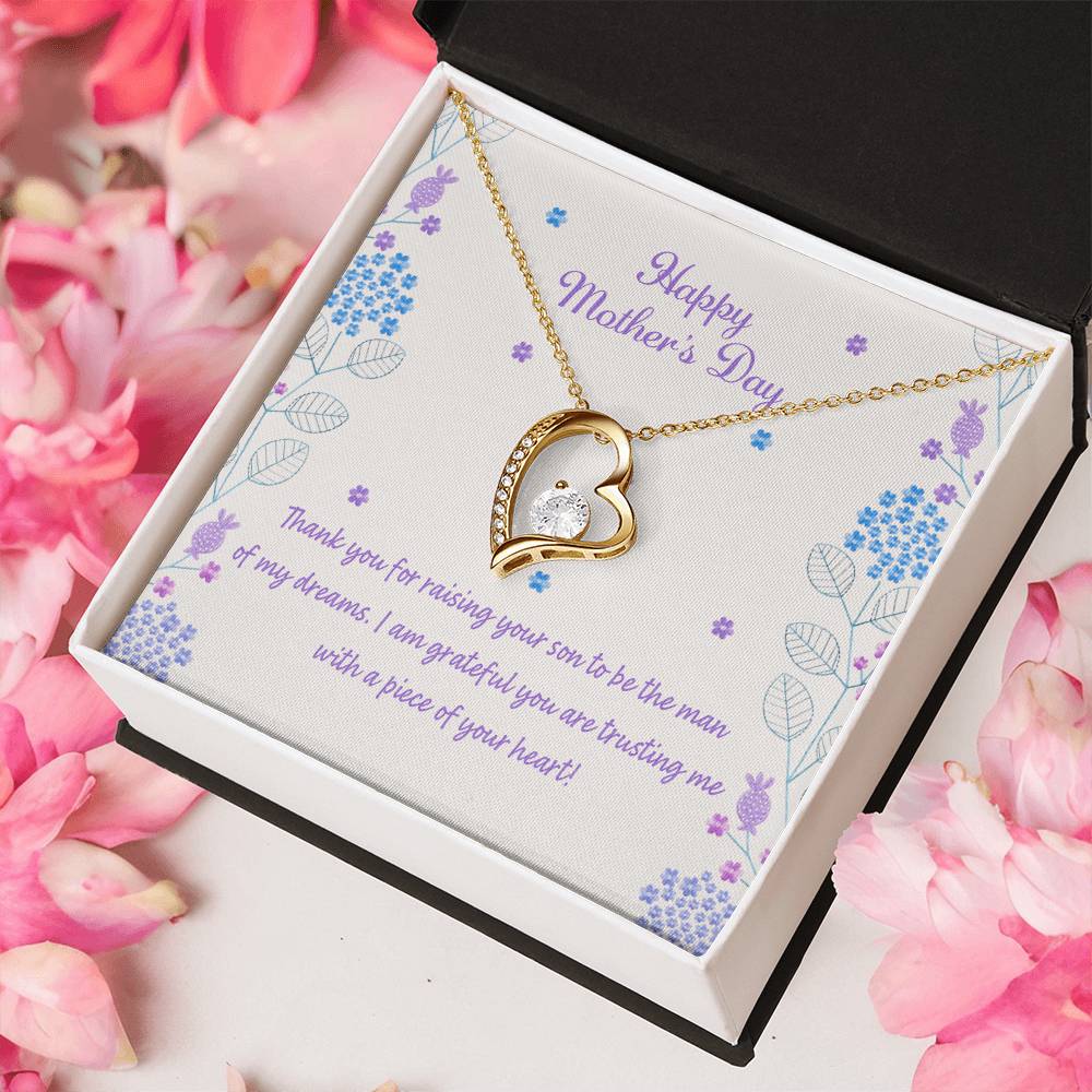 To My Mother In Law Forever Love Necklace