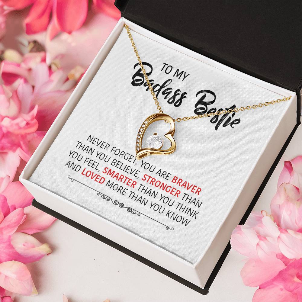 Perfect Gift For Bestie Forever Love Necklace