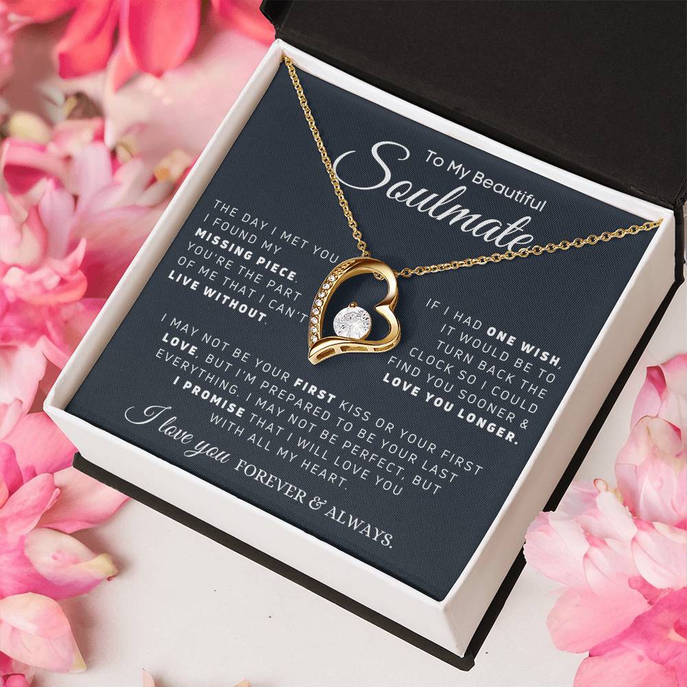 Soulmate - My Missing Piece - Forever Love Necklace Forever Love Necklace