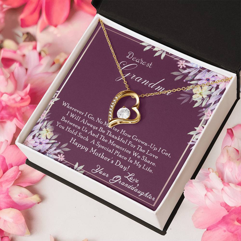 To My Grandma Forever Love Necklace