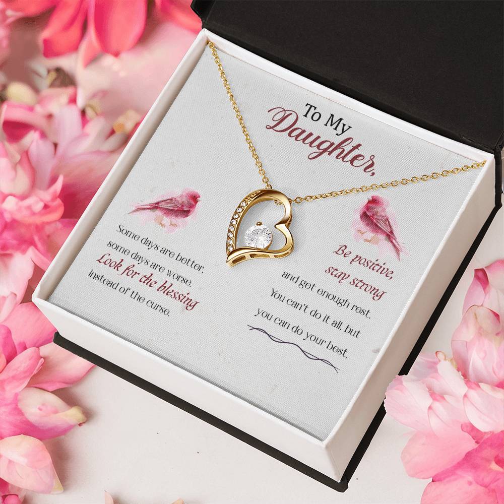 To My Daughter Always Remember That Daddy Loves You Heart Shape Necklace Daughter Gift Necklace Daughter Birthday Gift Christmas Gift For Daughter Forever Love Necklace