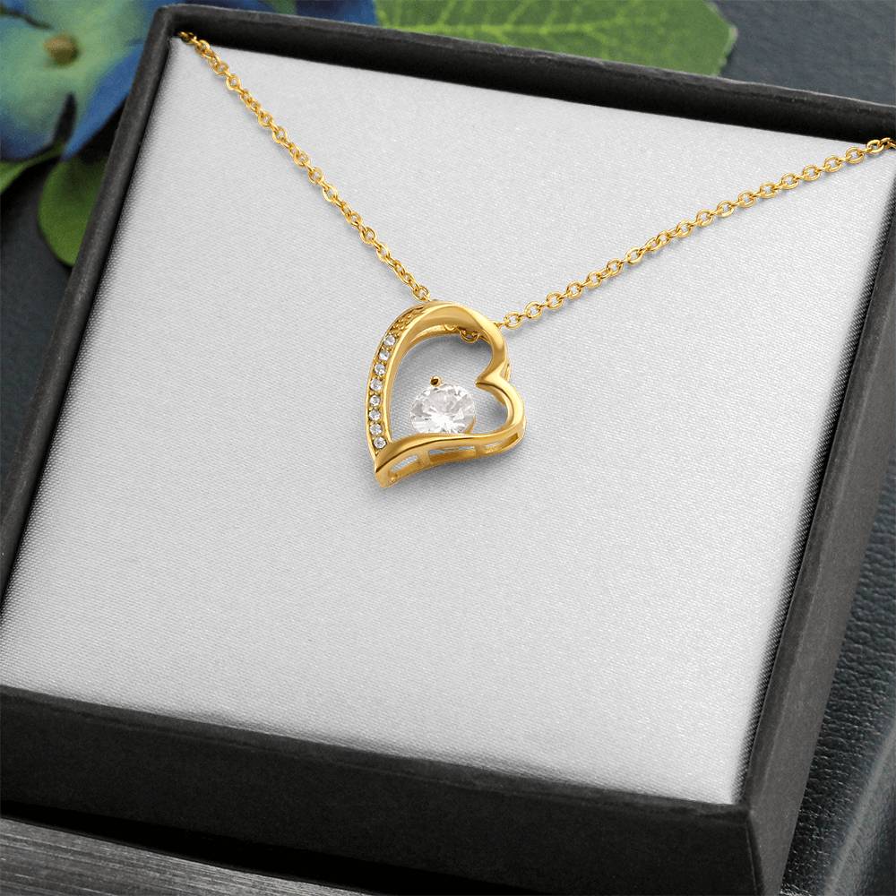 To My Daughter - The Proudest Moment Forever Love Necklace
