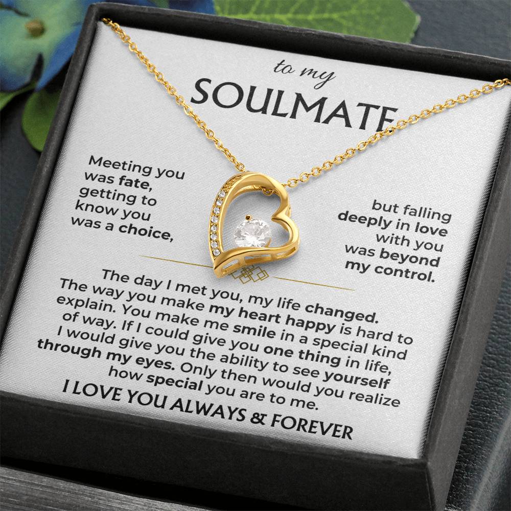 To My Soulmate - Forever Love Gift Set - Forever Love Necklace