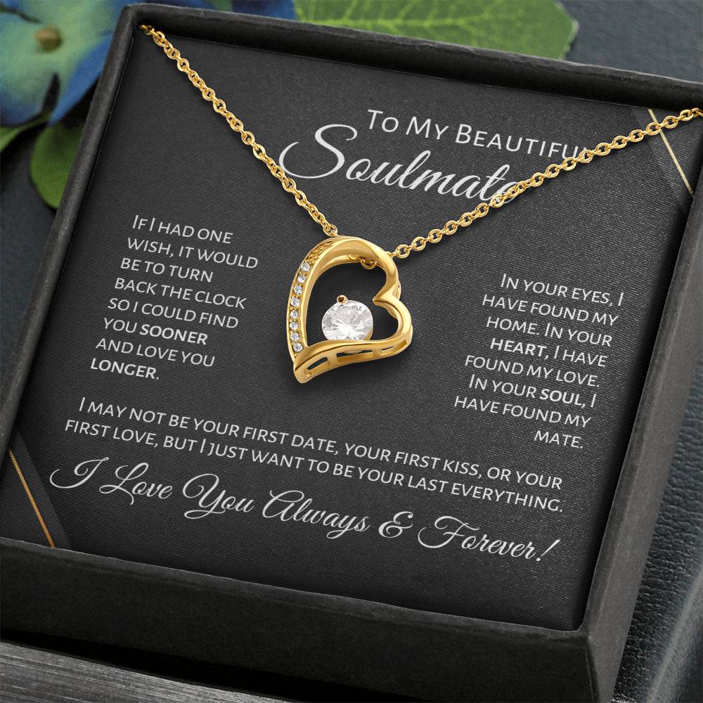 To My Beautiful Soulmate - First Date - P1B Forever Love Necklace
