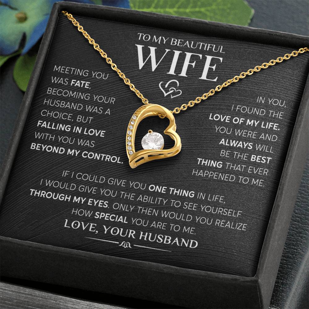 Gift For Wife Meeting You Was Fate Necklace Forever Love Necklace