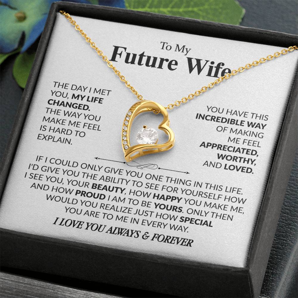 To My Future Wife Forever Love Necklace