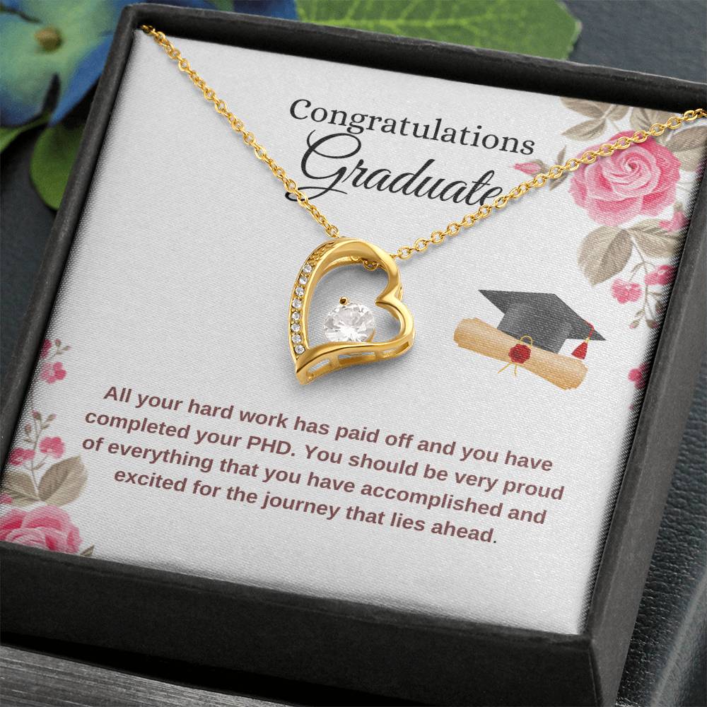 For Graduation Congratulations - Forever Love Necklace Forever Love Necklace