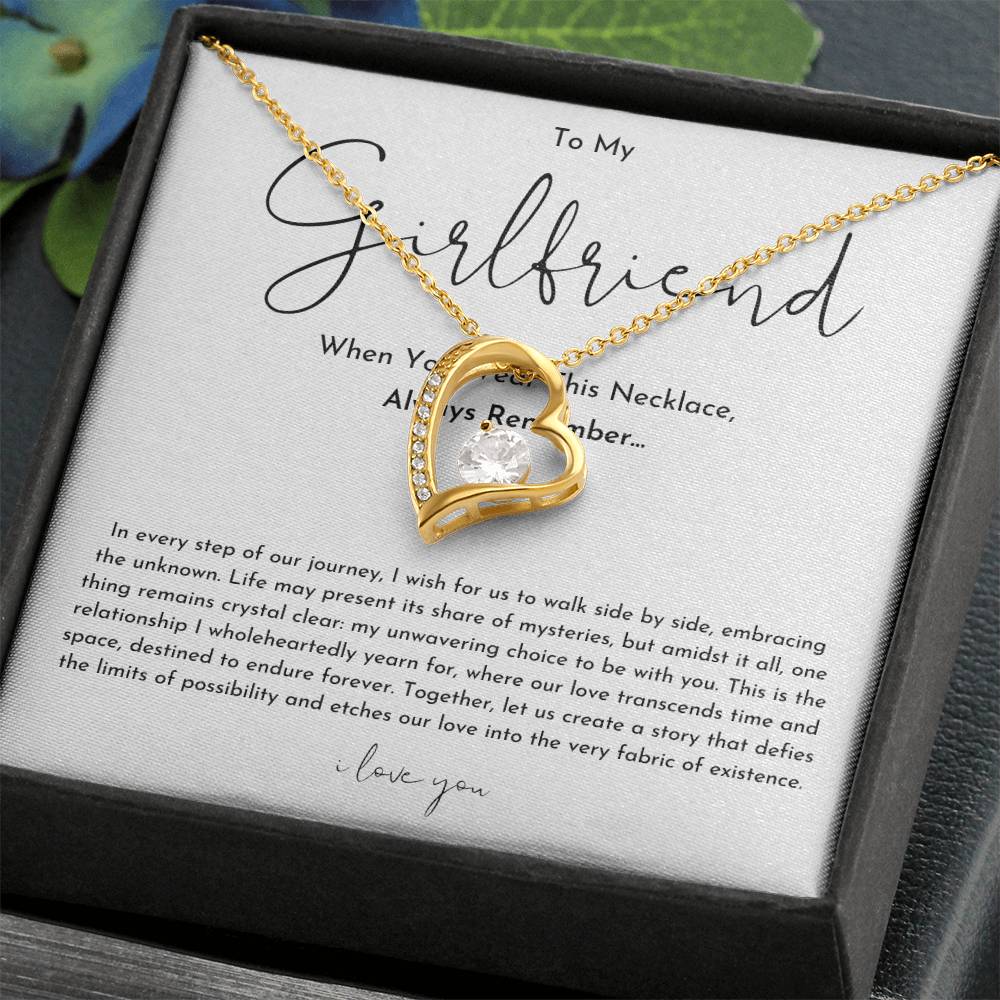 To My Girlfriend Always Remember Forever Love Necklace