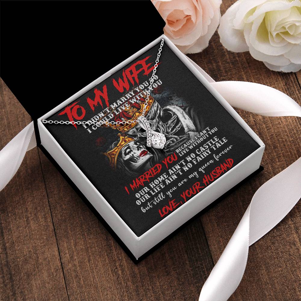 To My Wife Alluring Beauty Necklace 1 Alluring Beauty Necklace