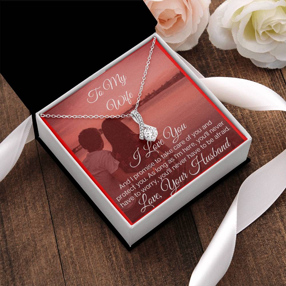 To My Beautiful Wife - The Amazing Alluring Beauty Necklace Alluring Beauty Necklace