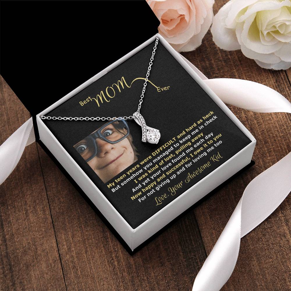 Best Mom Ever - Awesome Kid Alluring Beauty Necklace