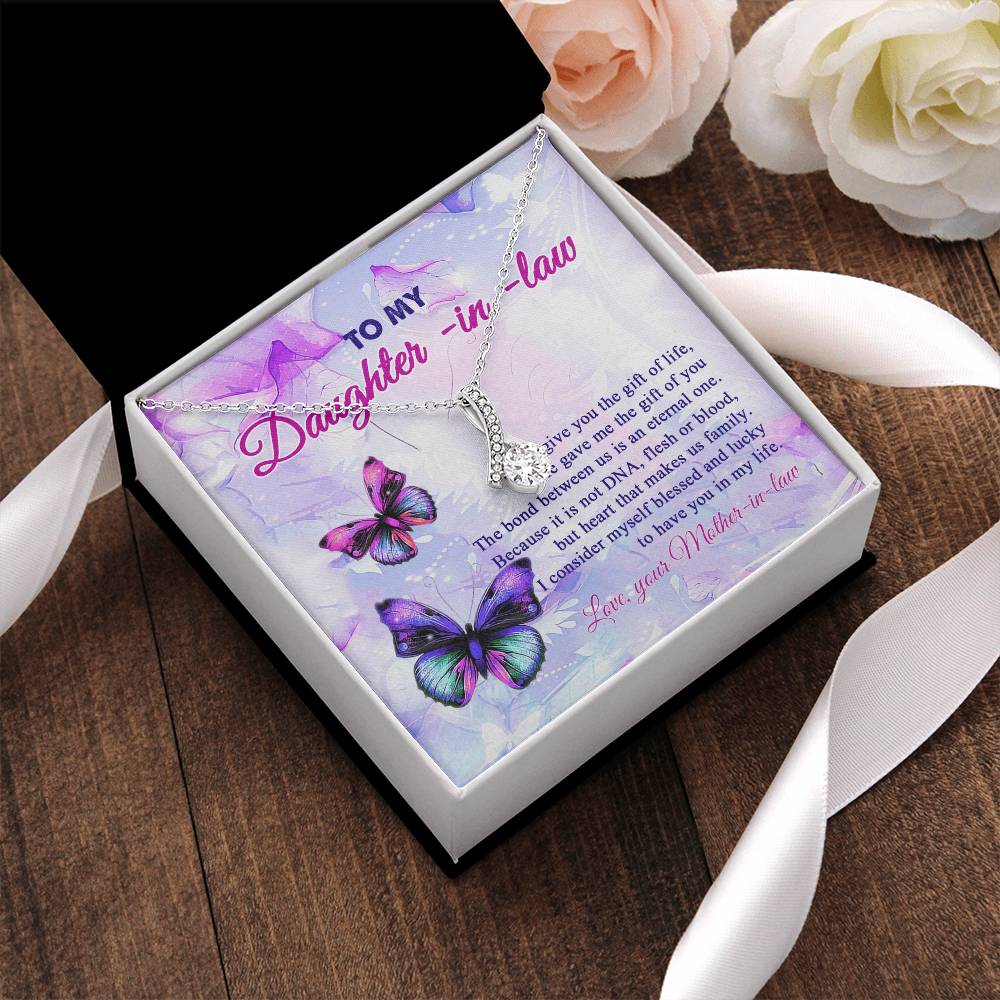 The Gift Of Life - Best Gift For Daughter-In-Law Alluring Beauty Necklace