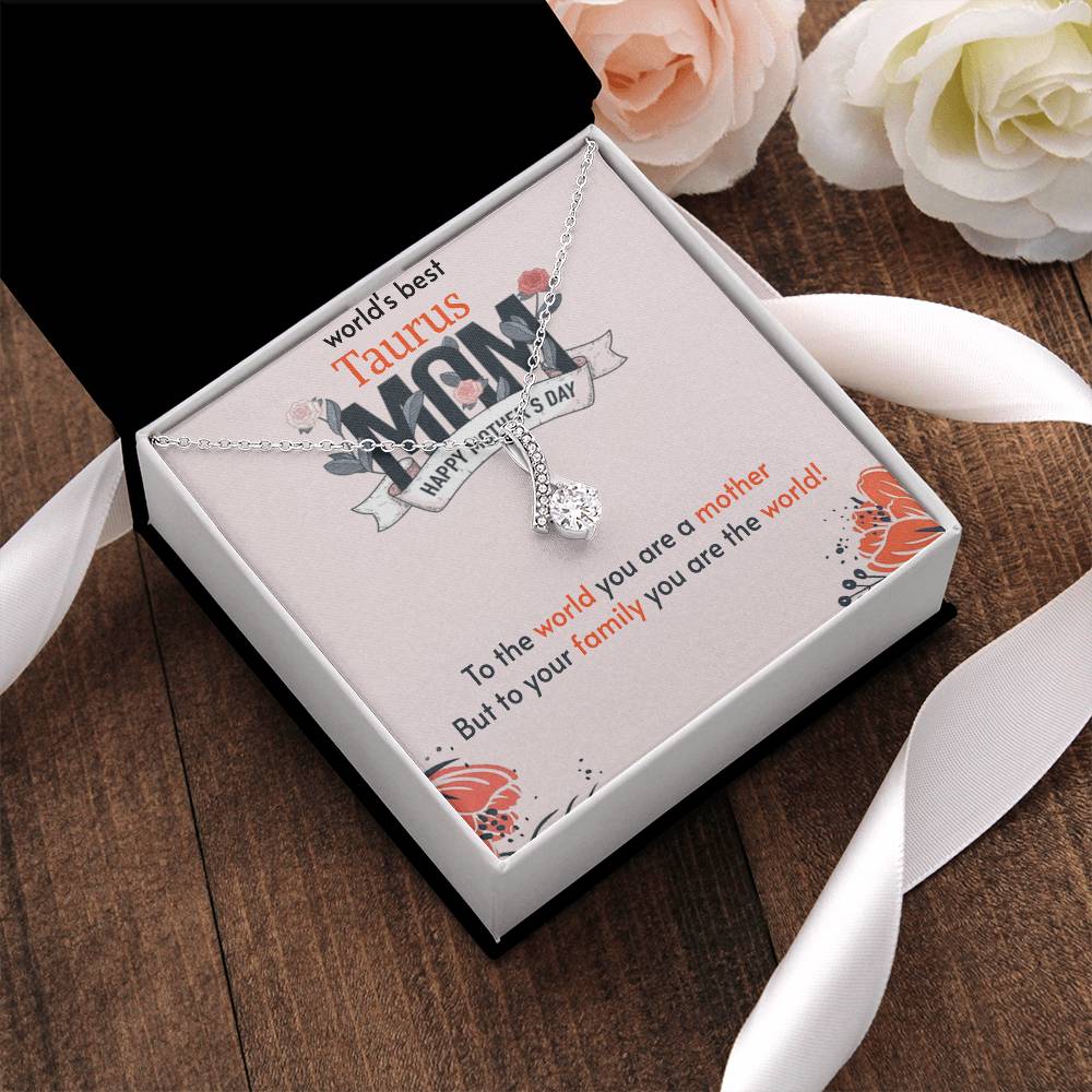 Best Taurus Mom Mother's Day Alluring Beauty Necklace