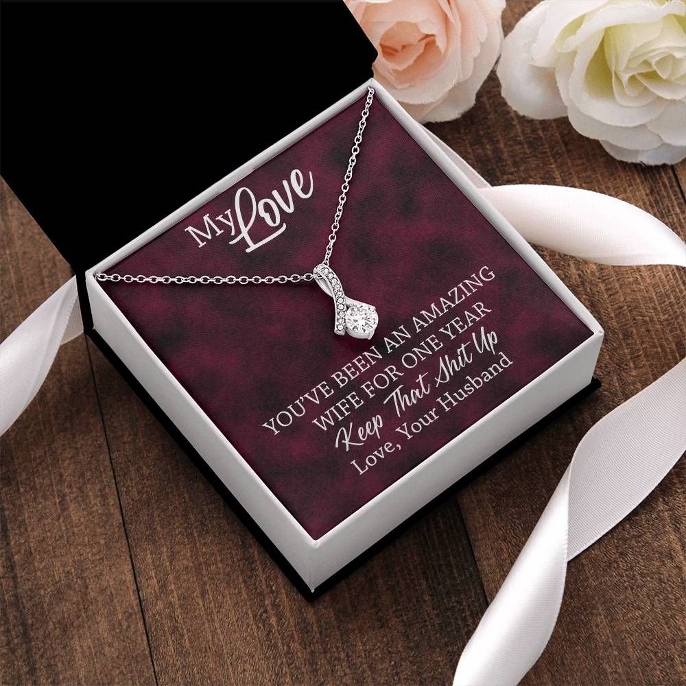 Amazing Wife - 1St Anniversary Gift For Wife 3 Alluring Beauty Necklace