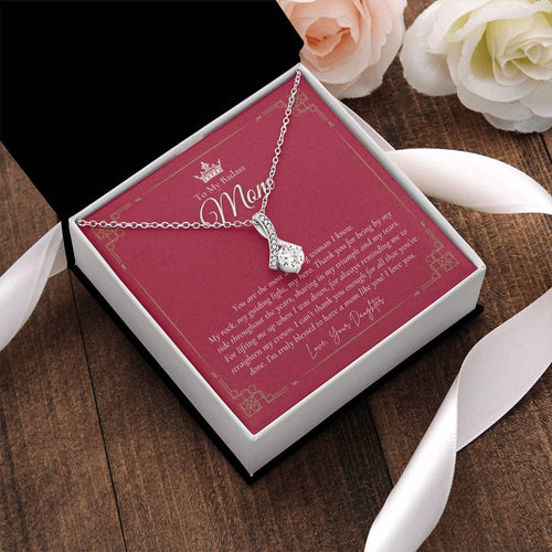 To My Badass Mom Necklace Badass Mom Gift Mother’S Day Gift Birthday Gift Gift From Daughter On Wedding Day 8 Alluring Beauty Necklace