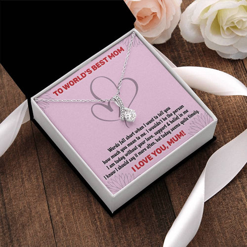 The World Best Mom - Alluring Beauty Necklace Alluring Beauty Necklace