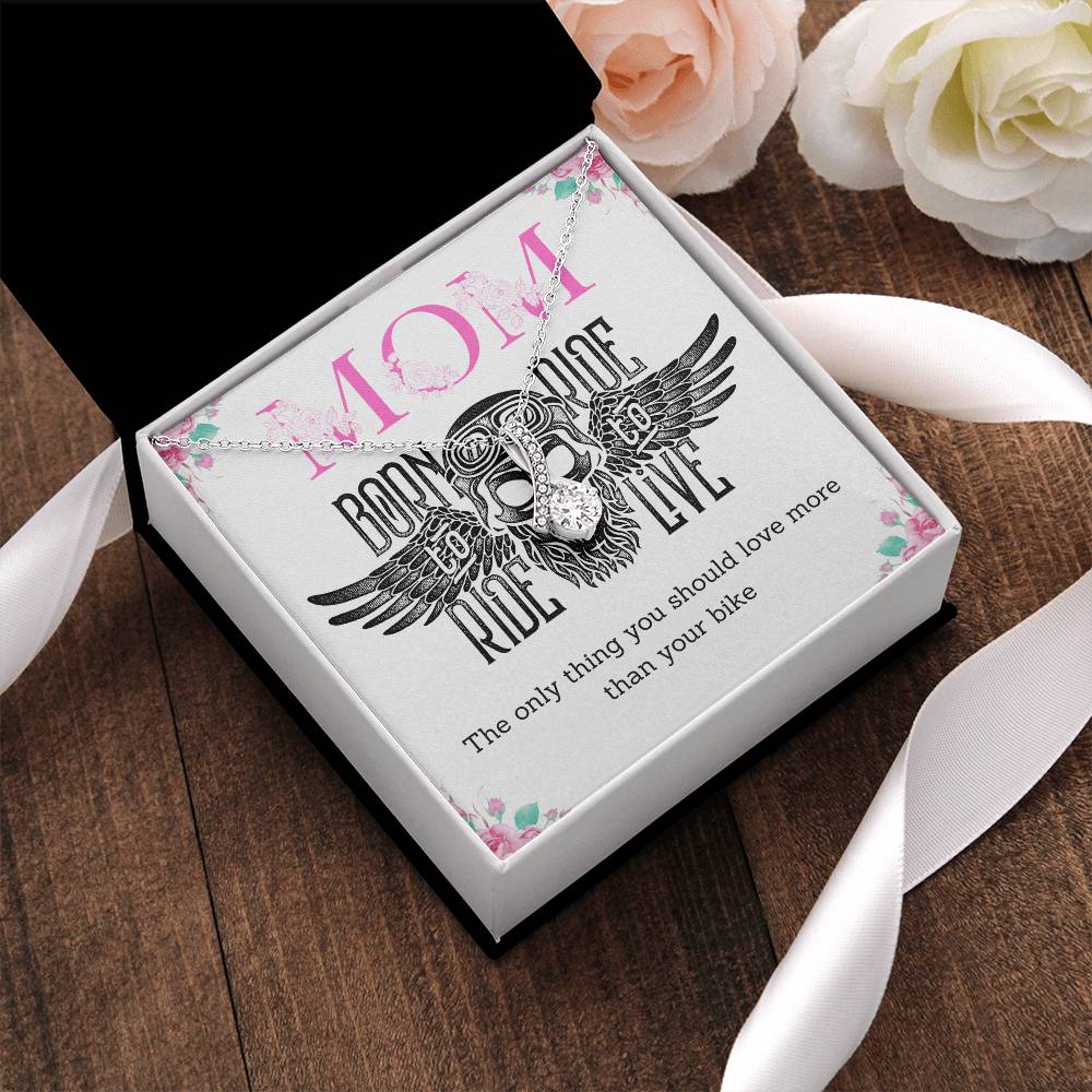 Biker Mom Gift Alluring Beauty Necklace