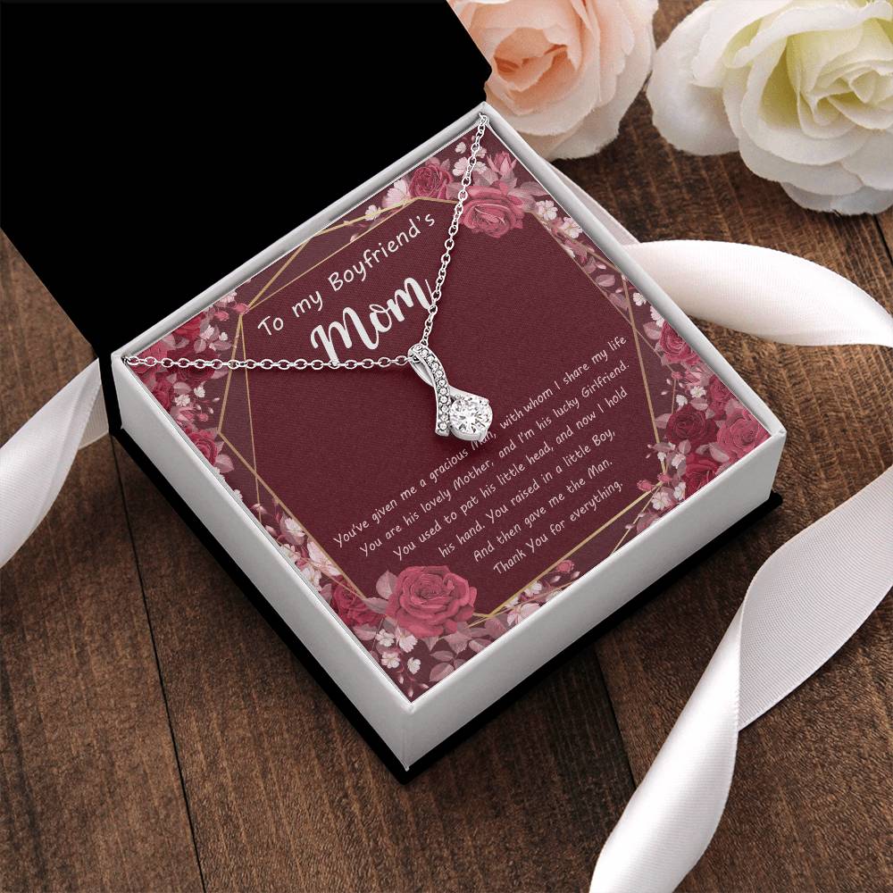 Alluring Beauty Necklace - To My Boyfriend's Mom Happy Mother's Day Gifts Alluring Beauty Necklace