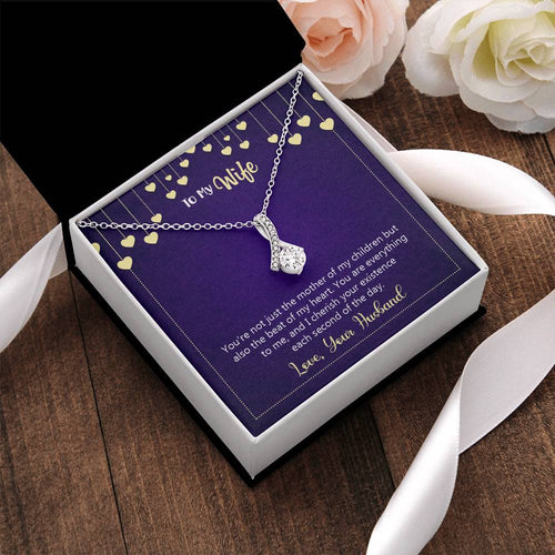 To My Wife Necklace Alluring Beauty Necklace