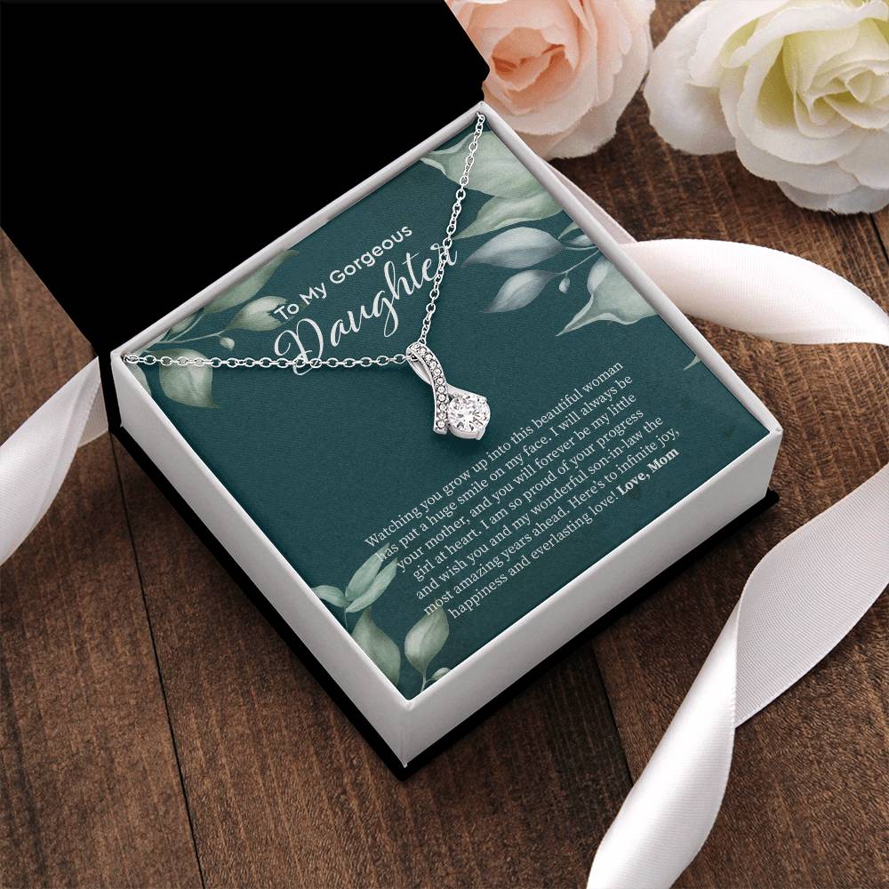 Bride Gift From Mom To Daughter On Wedding Day Gift For Daughter On Wedding Day From Mother Wedding Necklace 1 Alluring Beauty Necklace