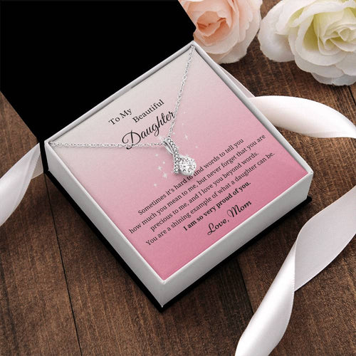 Best Seller - Proud Of You - Christmas Gift For Daughter - Necklace Alluring Beauty Necklace