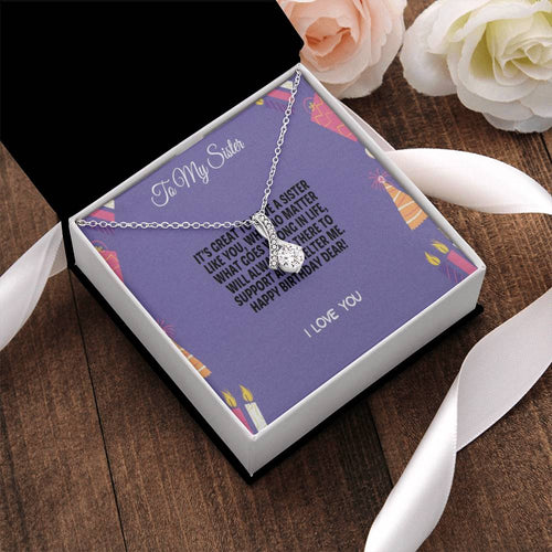 Sentimental Gifts For Sister's Birthday Alluring Beauty Necklace