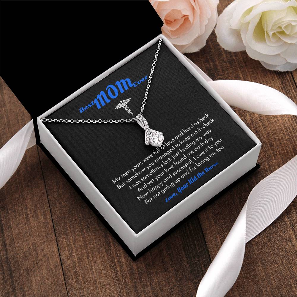 Best Mom Ever - Love Your Kid The Nurse 1 Alluring Beauty Necklace