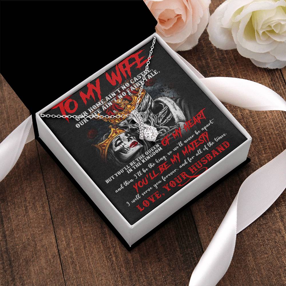 To My Wife Alluring Beauty Necklace Alluring Beauty Necklace