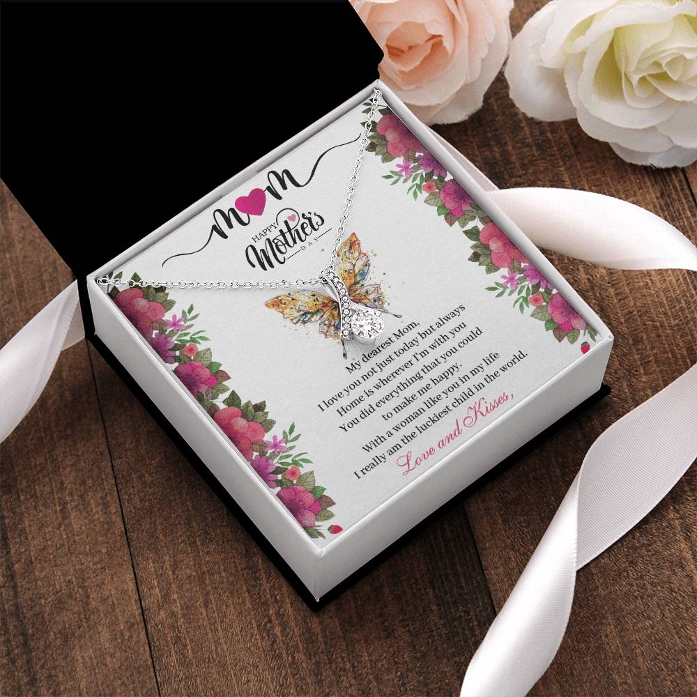 Alluring Beauty Necklace - To My Dearest Mom Mother's Day Gifts Alluring Beauty Necklace