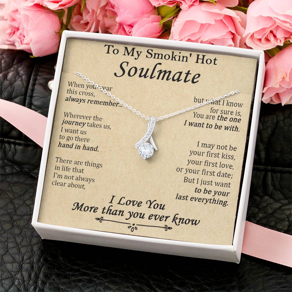Gift For Your Soulmate - The One I Want To Be With - Love Knot Alluring Beauty Necklace