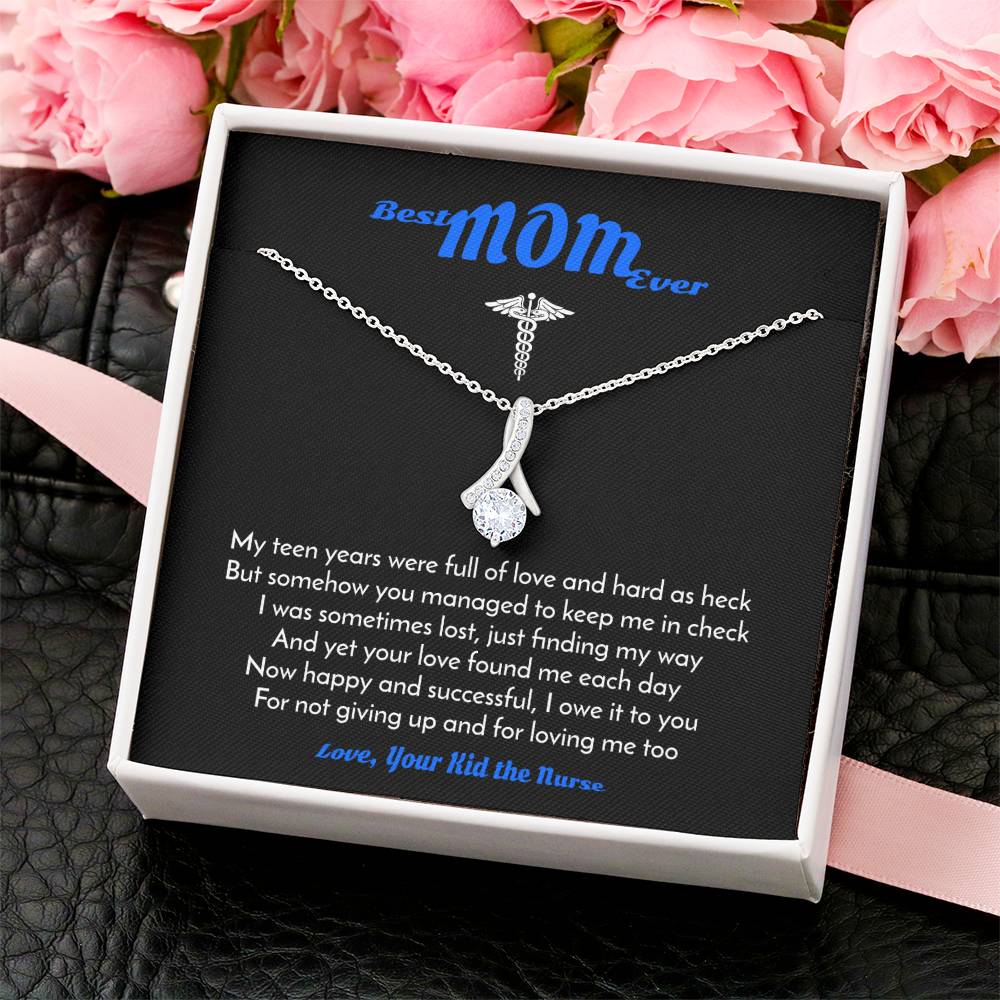 Best Mom Ever - Love Your Kid The Nurse 1 Alluring Beauty Necklace