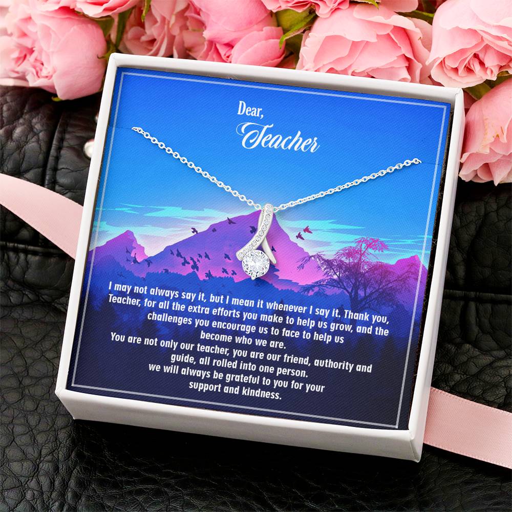 Alluring Necklace For My Supportive And Kind Teacher Alluring Beauty Necklace