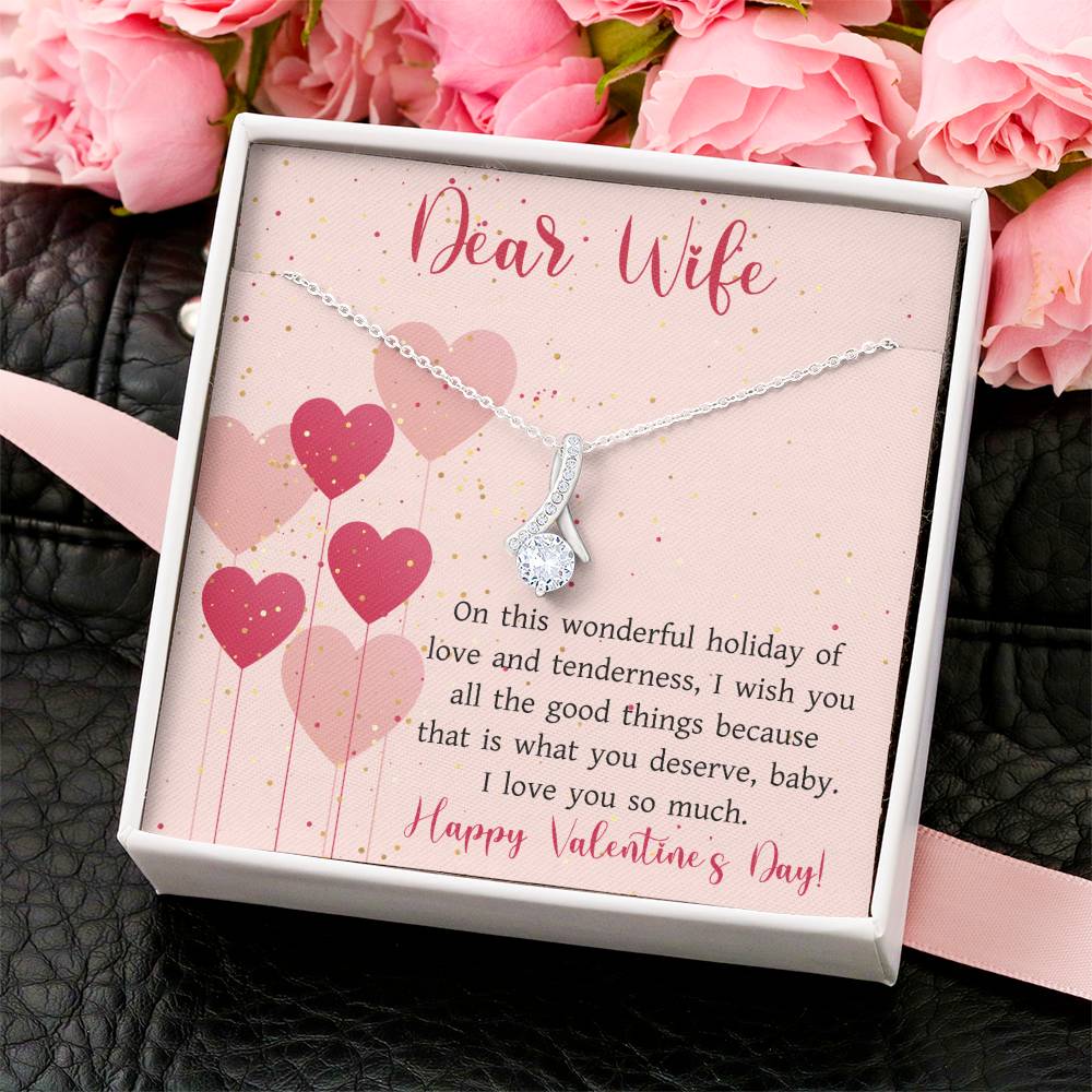 Romantic Valentines Gift For Wife Valentine's Day For Wife 2022 Alluring Beauty Necklace