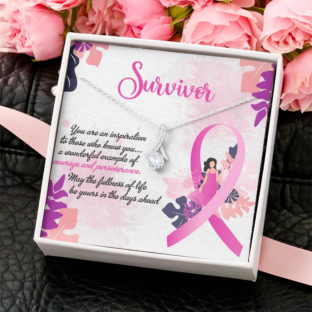 Breast Cancer Survivor Necklace 1 Alluring Beauty Necklace