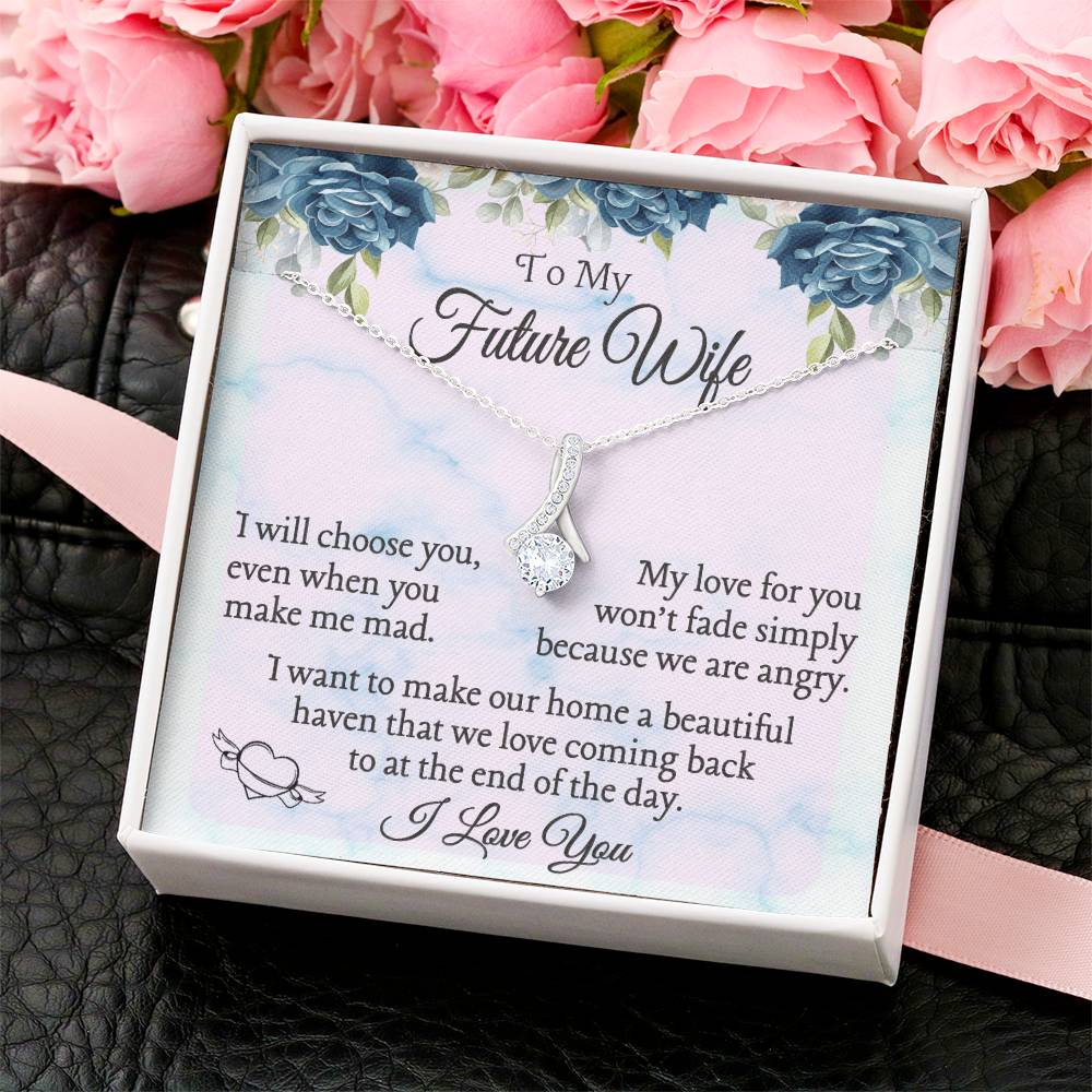 Best Gift For Future Wife. Birthday Gift. Christmas Gift. Alluring Beauty Necklace