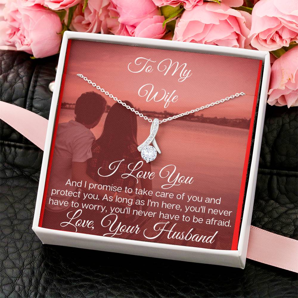 To My Beautiful Wife - The Amazing Alluring Beauty Necklace Alluring Beauty Necklace