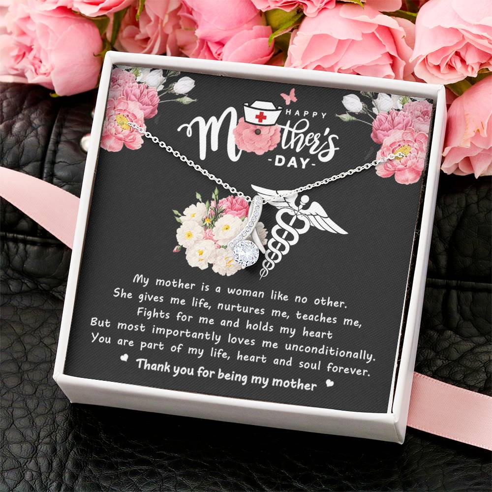 Mother's Day Medical Necklace Alluring Beauty Necklace