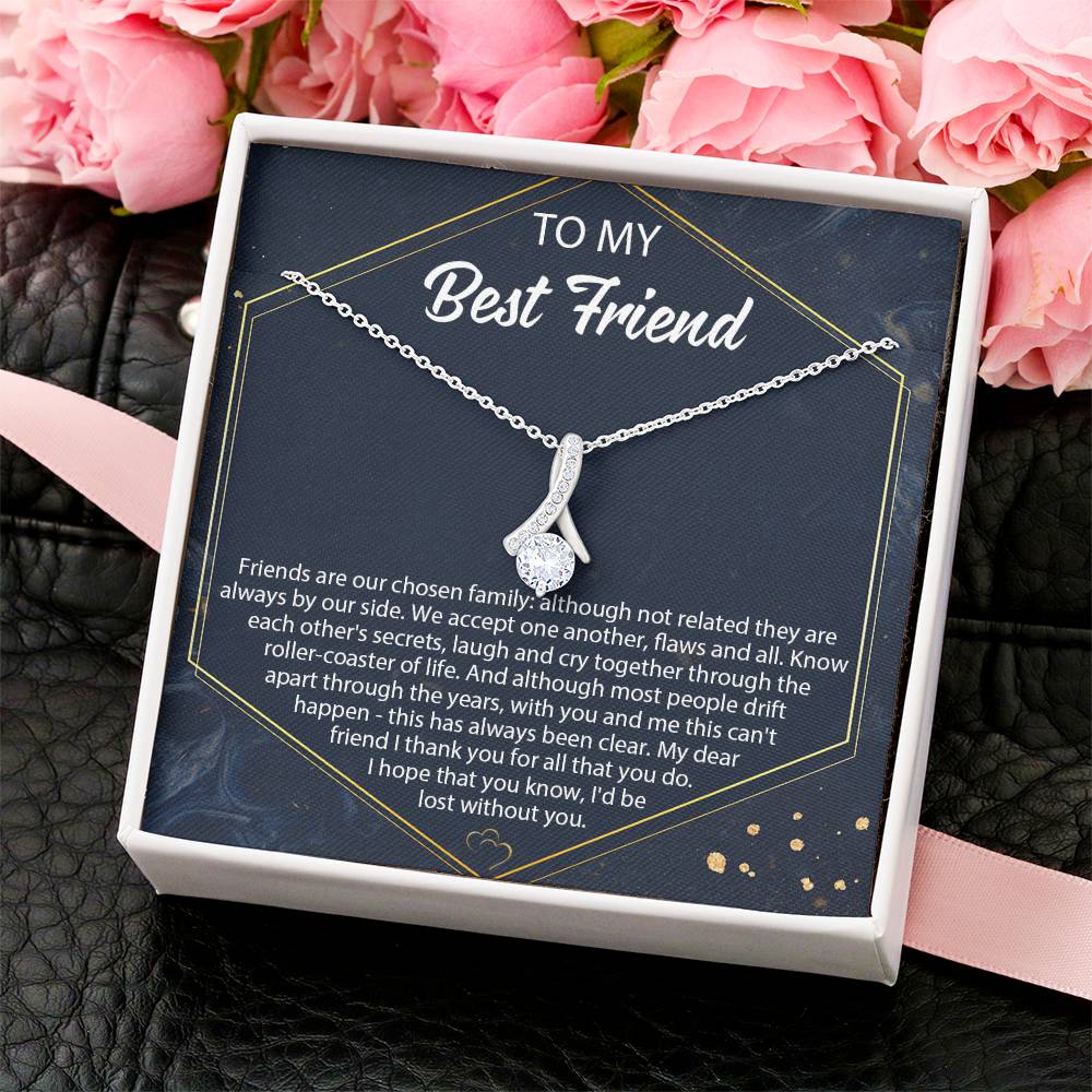 Best Friend Necklace Best Friend Necklace Personalize Bff Alluring Beauty Necklace Best Friend Birthday Necklace Gift For Best Friend Alluring Beauty Necklace