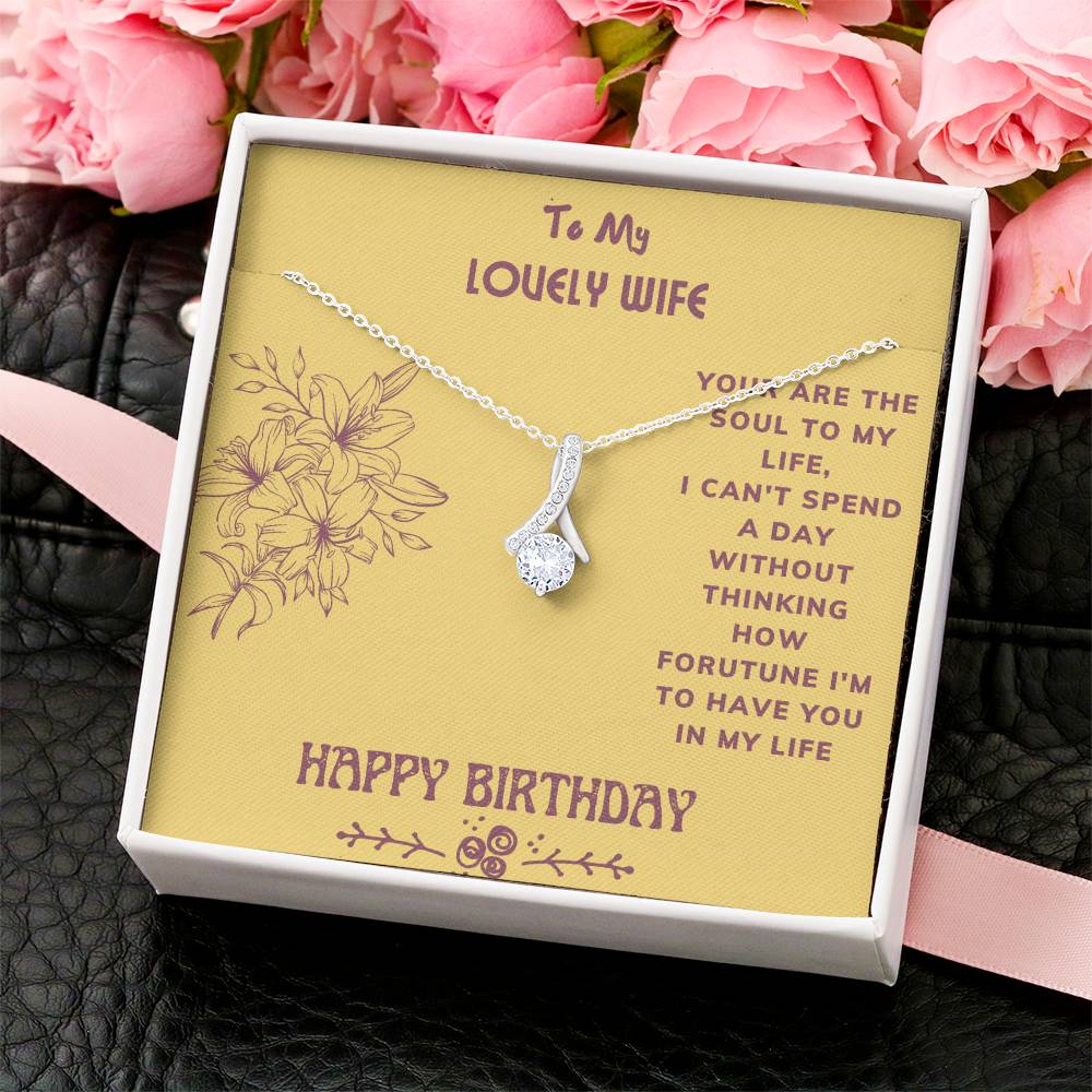 Alluring Birthday Gift Necklace For Wife Alluring Beauty Necklace